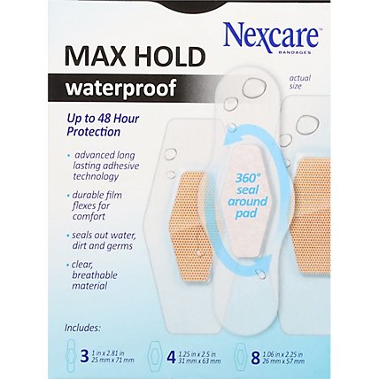 3M Nexcare Waterproof Bandages - 15 Count - Image 4