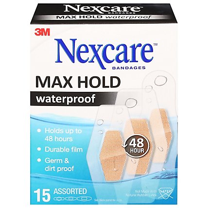 3M Nexcare Waterproof Bandages - 15 Count - Image 2
