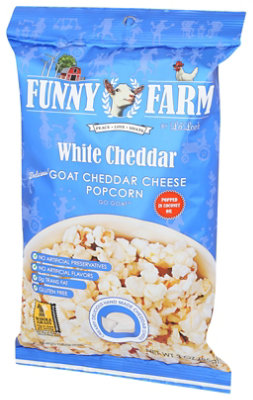 Funny Farms Popcorn Wht Goat Chddr - 3 Oz - Image 4