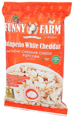 Funny Farms Popcorn Wt Goat Chdr Jlpn - 3 Oz - Image 4