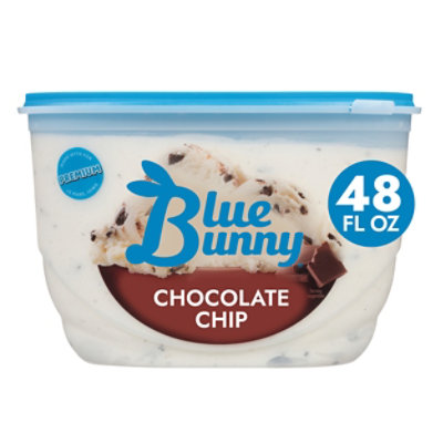 Branded Blue Bunny Chunky Chocolate Chip - 48 Fl. Oz. - Image 1