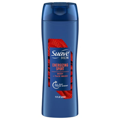 Suave Men Body Wash Sport - 15 Fl. Oz.