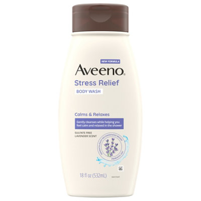 Aveeno Stress Relief Body Wash - 18 Fl. Oz. - Image 1