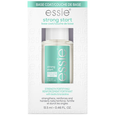 essie nail care vegan clear base coat strengthener Strong Start - 0.46 Fl. Oz. - Image 3