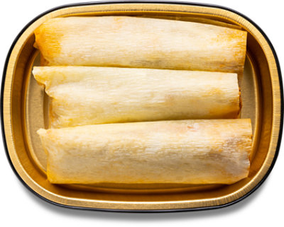 Deli Beef Tamales Hot 3 Count - Each