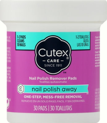 Cutex Care Nail Polish Remover Pads - 30 Count - Image 2
