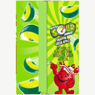 Kool-Aid Sour Jammers Snappin Green Apple Soft Drink Pouches - 10-6 Fl. Oz. - Image 6