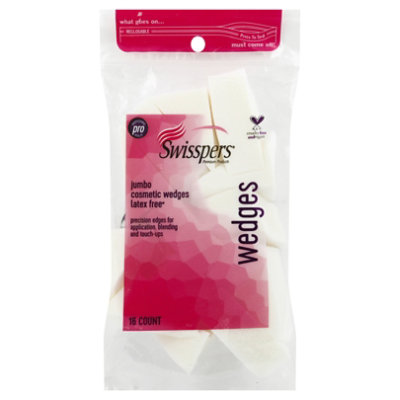 Swiss Cotton Wedges Jumbo Latex Free - 60 Count - Image 3