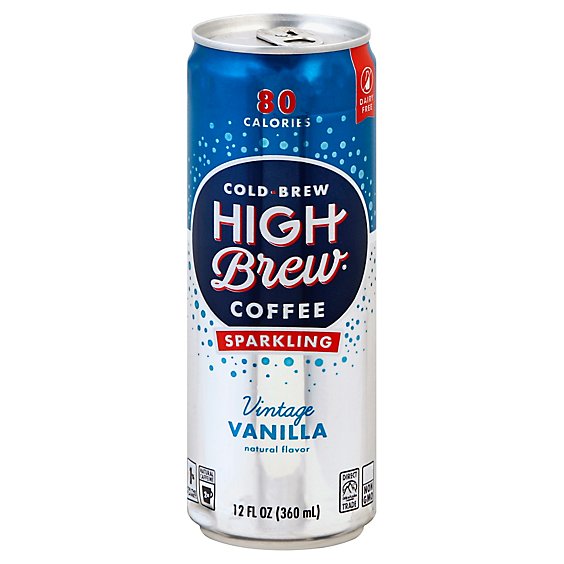 High Brew Coffee Sparkling Vintage Vanilla - 12 Oz