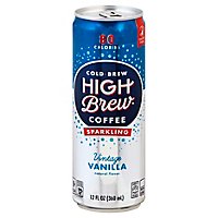 High Brew Coffee Sparkling Vintage Vanilla - 12 Oz - Image 1