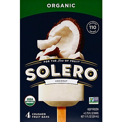 Solero Organic Coconut Crushed Fruit Bar - 11 Oz - Image 2