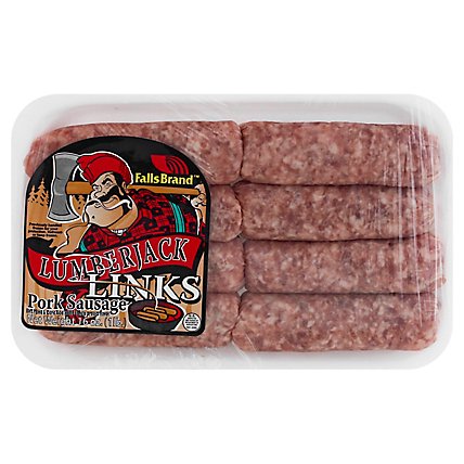 Falls Brand Lumberjack Links Pork Sausage - 16 Oz - Image 1