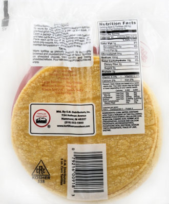 Tortillas Nuevo Leon Yellow Corn Tortilla - 9 Oz - Image 3