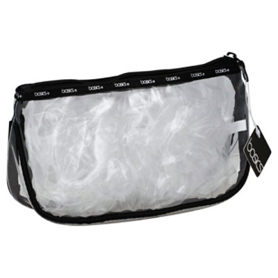 All Basics Clr Zip Top Clutch - Each