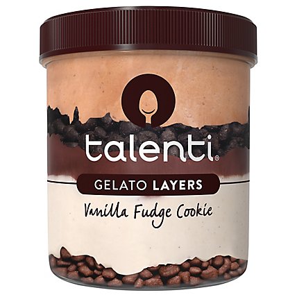 Talenti Vanilla Fudge Cookie Gelato Layers - 303.3 Grams - Image 3