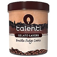 Talenti Vanilla Fudge Cookie Gelato Layers - 303.3 Grams - Image 3