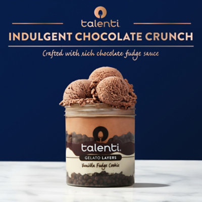 Talenti Vanilla Fudge Cookie Gelato Layers - 303.3 Grams - Image 5