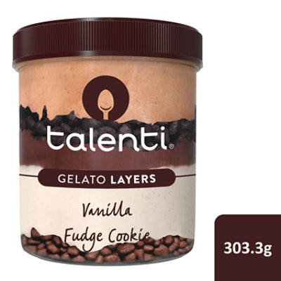 Talenti Gelato Layers Vanilla Fudge Cooky - 10.7 Oz