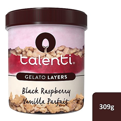 Talenti Gelato Layers Black Raspberry Vanilla Parfait - 10.7 Oz
