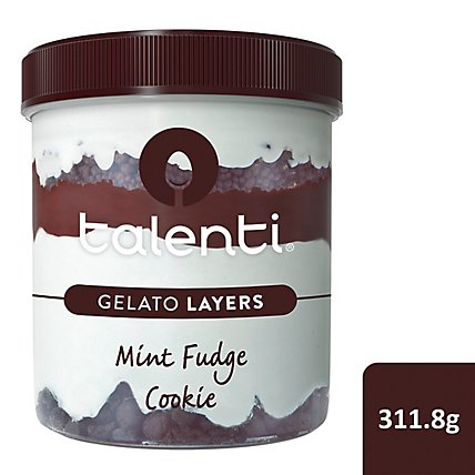 Talenti Mint Fudge Cookie Gelato Layers - 1 Pint - Image 1