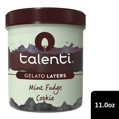 Talenti Mint Fudge Cookie Gelato Layers - 1 Pint - Image 2