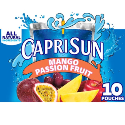 Capri Sun Passionfruit Mango Flavored - 10 - 6 Fl. Oz. - Image 1