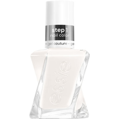 gel couture by essie gel-like nail polish vegan white first fitting - 0.46 Fl. Oz. - Image 1