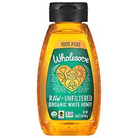 Wholesome Sweeteners Honey Wht Raw Unfltrd Sqz - 16 Oz - Image 3
