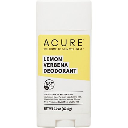 Acure Lemon Verbena Deodorant - 2.25 Oz - Image 2