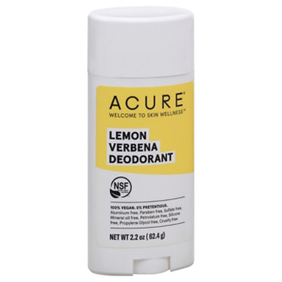 Acure Lemon Verbena Deodorant - 2.25 Oz