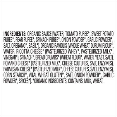Happy Tot Organics Cheese & Spinach Ravioli with Marinara Sauce Organic Bowl - 8-4.5 Oz - Image 3