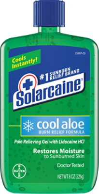Solarcaine Aloe Gel - 8 Fl. Oz. - Image 2