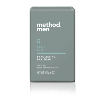 Method Men Sea N Surf Exfoliating Bar Soap - 6 Oz - Image 1