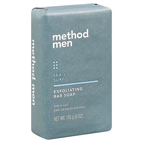 Method Men Sea N Surf Exfoliating Bar Soap - 6 Oz