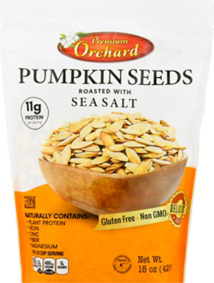 Pumpkin Seeds Roasted With Sea Salt - 15 Oz - Image 2