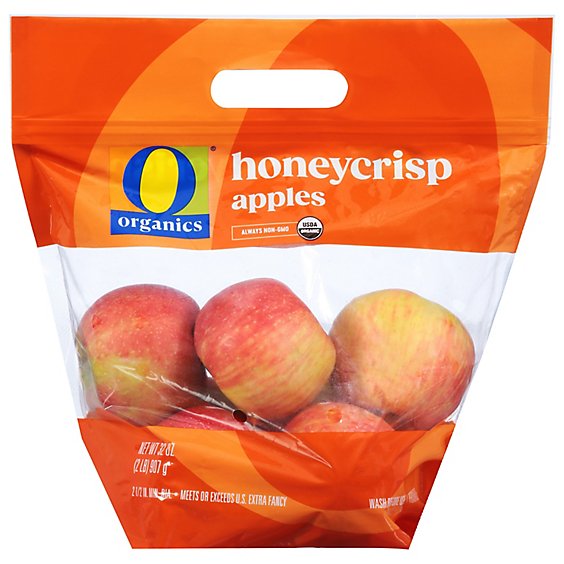 O Organics Apples Honeycrisp - 2 Lb