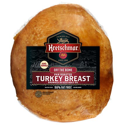 Kretschmar Pre-Sliced Oven Roasted Turkey Off The Bone - 0.50 Lb - Image 1