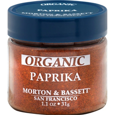 Morton & Bassett Organic Paprika - 1.1 Oz - Image 1