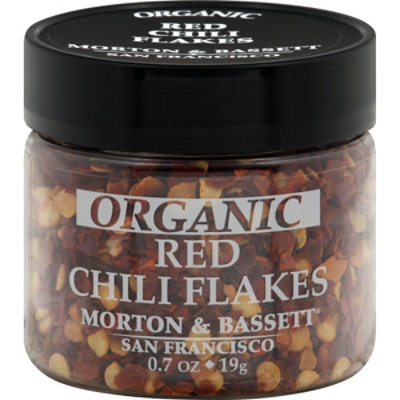 Morton & Bassett Organic Red Chili Flakes - .7 Oz - Image 3