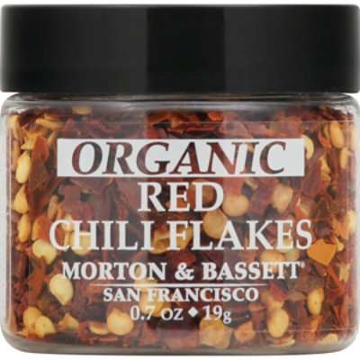 Morton & Bassett Organic Red Chili Flakes - .7 Oz - Image 2