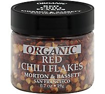 Morton & Bassett Organic Red Chili Flakes - .7 Oz