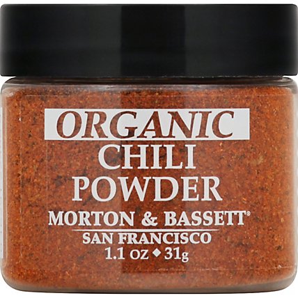 Morton & Bassett Organic Chili Powder - 1.1 Oz - Image 2