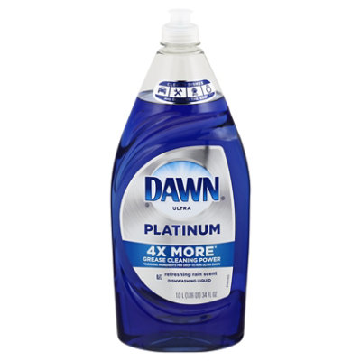 Dawn Ultra Platinum Dishwashing Liquid Dish Soap Refreshing Rain Scent - 34 Fl. Oz. - Image 3