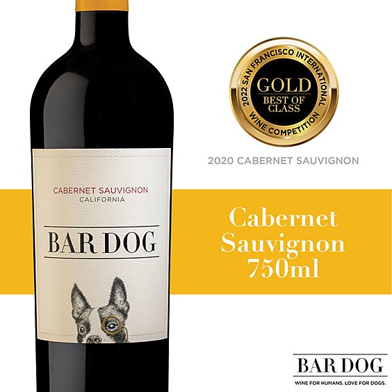 Bar Dog Cabernet Sauvignon Wine California - 750 Ml