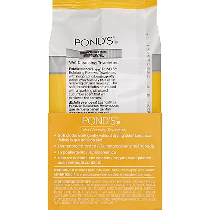 Ponds Morning Refresh Cleansing Towelettes - 30 Count - Image 3