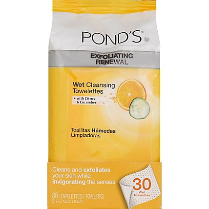 Ponds Morning Refresh Cleansing Towelettes - 30 Count - Image 2