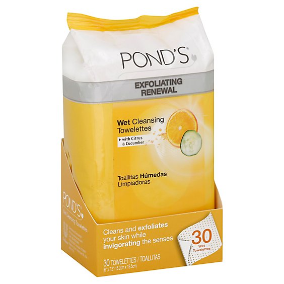 Ponds Morning Refresh Cleansing Towelettes - 30 Count