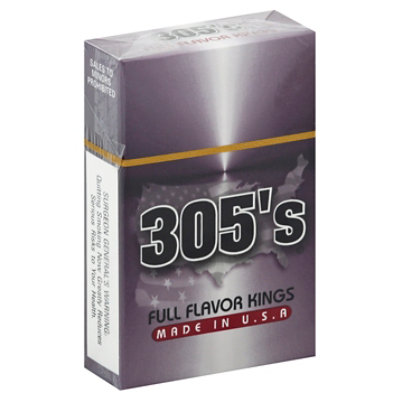 how much is a carton of 305 cigarettes 305s King Fat Free Box - Carton