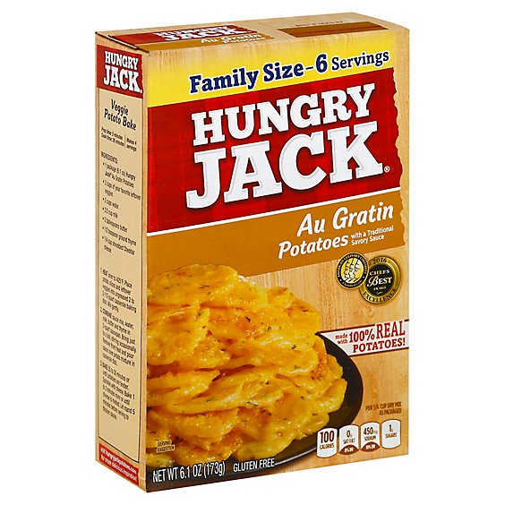 Hungry Jack Au Gratin Ready In Potatoes - 6.1 Oz