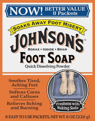 Johnsons Foot Soap - 8 Count - Image 3